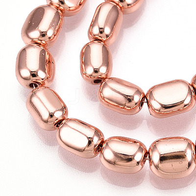 Electroplate Non-magnetic Synthetic Hematite Beads Strands G-L488-A-22-1
