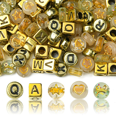 200Pcs Acrylic Beads MACR-FS0001-85-1