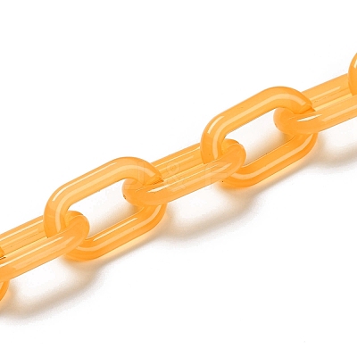 Handmade Imitation Jelly Acrylic Cable Chains AJEW-JB00703-1