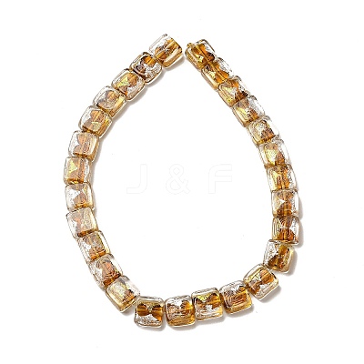 Handmade Gold Foil and Silver Foil Lampwork Beads FOIL-C001-01B-05-1