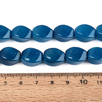 Dyed & Heated Natural Agate Beads Strands G-N359-14A-02-1