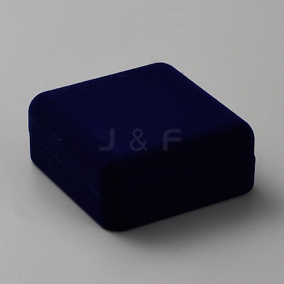 Velvet Badge Storage Gift Boxes CON-WH0086-129A-1