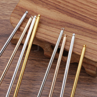 Iron Hair Stick Findings OHAR-PW0001-258KCG-1