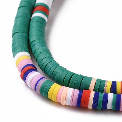 Handmade Polymer Clay Bead Strands CLAY-C003-05A-1