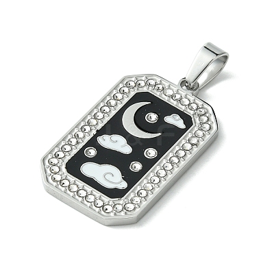 304 Stainless Steel Pendants STAS-C101-08P-05-1