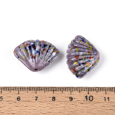 Handmade Lampwork Beads Strands X1-LAMP-T026-03E-1