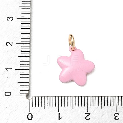 Spray Painted Brass Charms KK-CBAEB58-10A-1