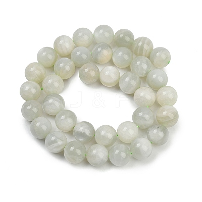 Natural Green Moonstone Beads Strands G-NH0060-A01-03-1