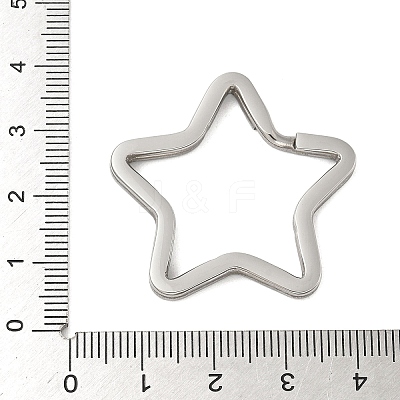 304 Stainless Steel Split Key Rings STAS-D144-01A-P-1
