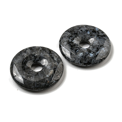 Natural Larvikite Pendants G-P532-01A-21-1