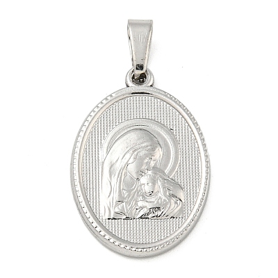 Non-Tarnish 304 Stainless Steel Pendants STAS-B071-02A-01P-1