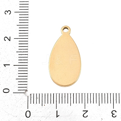 304 Stainless Steel Pendant Cabochon Settings STAS-D264-08E-G-1
