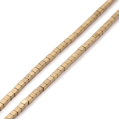 Electroplated Non-magnetic Synthetic Hematite Beads Strands G-G862-03H-1