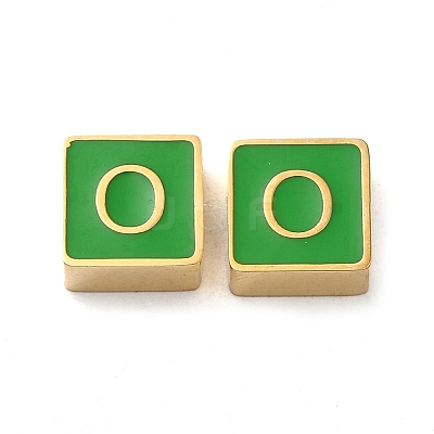 304 Stainless Steel Enamel Beads STAS-L022-293G-O-1