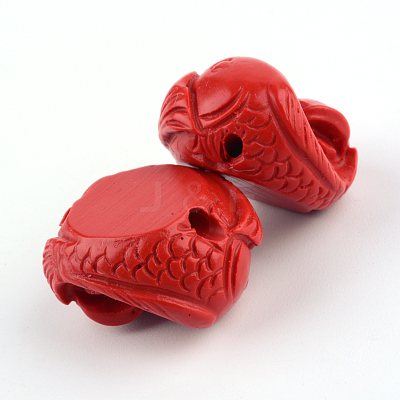 Cinnabar Beads CARL-Q004-42-1