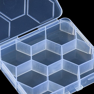 Transparent Plastic Bead Containers CON-YW0001-55-1