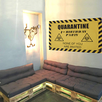 2020 Quarantine Birthday Decorations AJEW-GF0001-64B-1