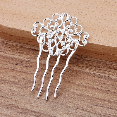 Iron Hair Comb Findings LS-OHAR-PW0001-410S-1