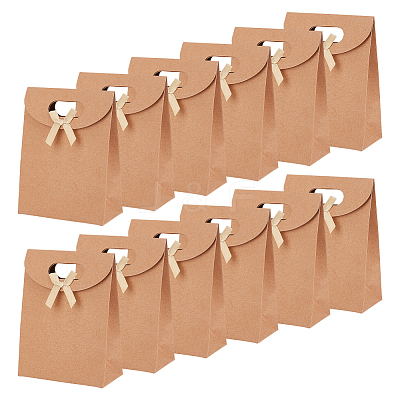 Rectangle Kraft Paper Gift Bags CON-WH0088-79-1