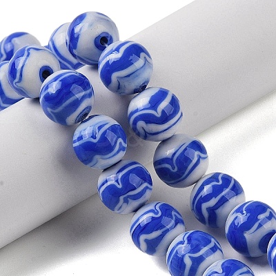 Handmade Lampwork Beads Strands LAMP-P062-02D-1
