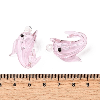 Handmade Lampwork Pendants LAMP-H068-01B-1