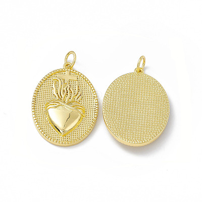 Rack Plating Brass Pendants KK-B065-15G-1