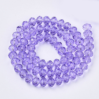 Baking Paint Glass Beads Strands EGLA-Q120-E-B01-1
