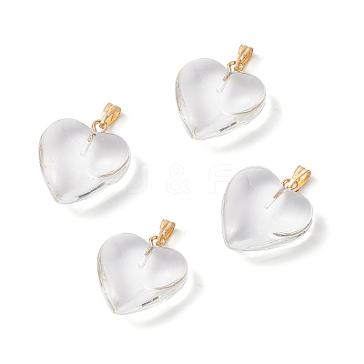 Spray Painted Glass Pendants X-GLAA-N035-016-A03-1