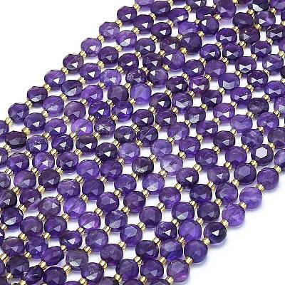 Natural Amethyst Beads Strands G-C116-A46-02A-1