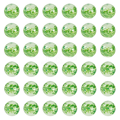 50Pcs Handmade Sand Lampwork Beads LAMP-TA0001-60B-1