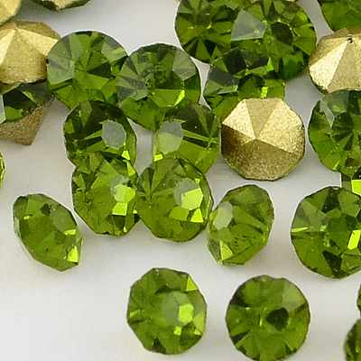 Grade A Glass Pointed Back Chaton Rhinestones RGLA-PP32-10A-1