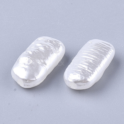 ABS Plastic Imitation Pearl Beads OACR-T017-16-1