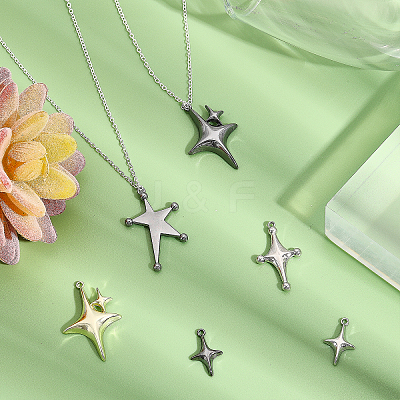24Pcs 12 Style Rack Plating Alloy Pendants PALLOY-CA0002-42-1