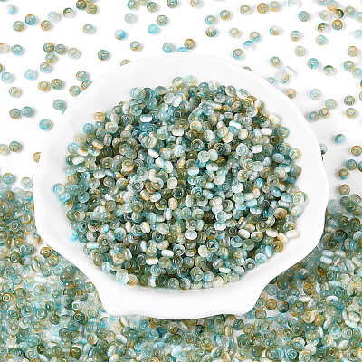 Imitation Cat Eye Glass Seed Beads SEED-N007-31H-1