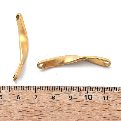 Ion Plating(IP) 202 Stainless Steel Connector Charms STAS-R138-01G-1