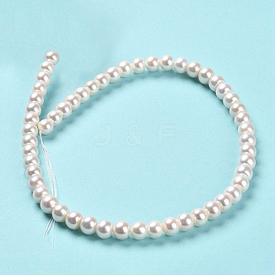 Natural Cultured Freshwater Pearl Beads Strands PEAR-J007-09-1