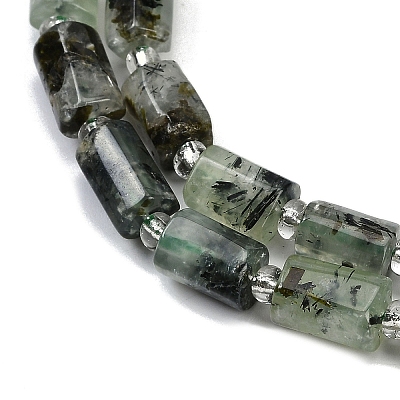 Natural Prehnite Beads Strands G-G162-D09-01-1