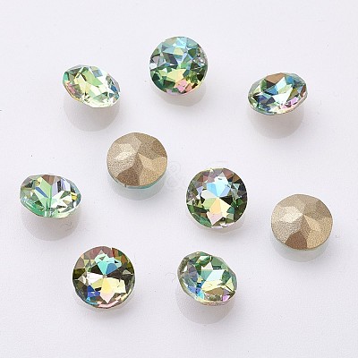 K9 Glass Rhinestone Cabochons GLAA-D001-04B-1