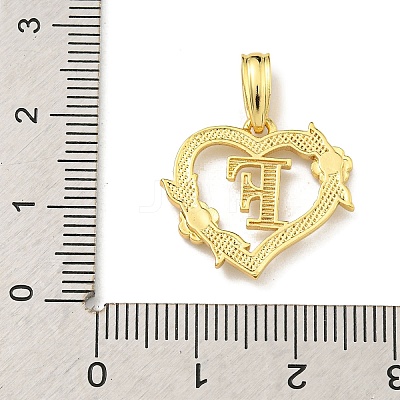 Heart Brass Pendants KK-I714-04G-F-1