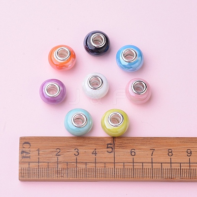 Handmade Porcelain European Beads OPDL-JP0001-02-1