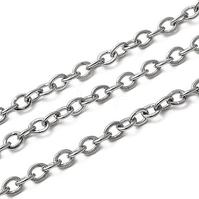 Tarnish Resistant 304 Stainless Steel Cable Chains CHS-Q001-07-100m-1