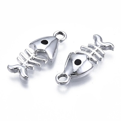 Alloy Enamel Pendants X1-ENAM-N054-49-RS-1