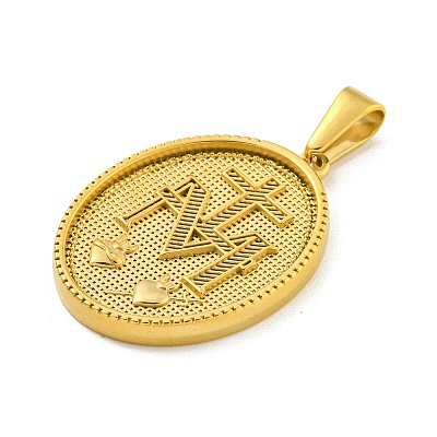 Ion Plating(IP) 304 Stainless Steel Pendants STAS-R231-18G-05-1