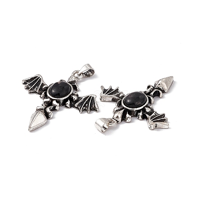 Natural Hypersthene Pendants KK-A173-05AS-06-1