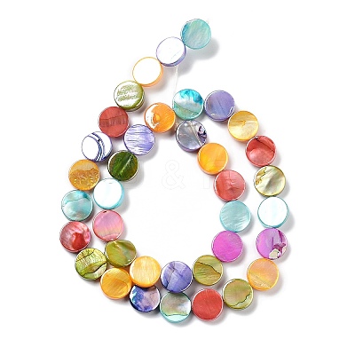 Natural Freshwater Shell Beads Strands SHEL-D082-15A-1