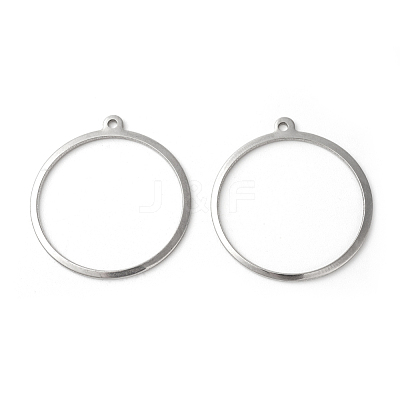 Tarnish Resistant 201 Stainless Steel Pendants X-STAS-F192-023P-1