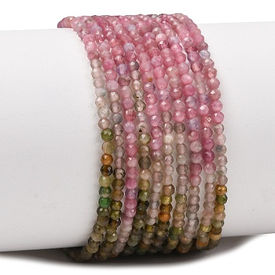 Gradient Color Natural Multicolor Tourmaline Beads Strands G-D110-A02-05-1