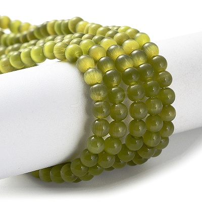 Cat Eye Beads Strands CE-F022-4mm-04-1