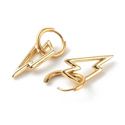 304 Stainless Steel Huggie Hoop Earrings EJEW-JE04549-02-1