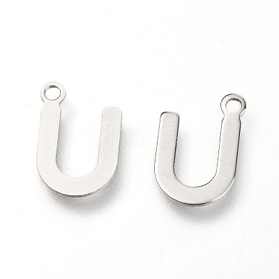 Non-Tarnish 201 Stainless Steel Charms X-STAS-C021-06P-U-1